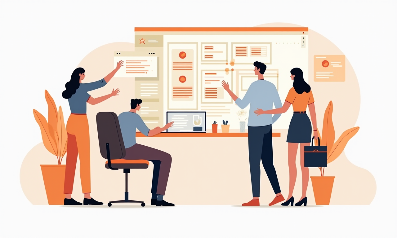 Illustration eines AI-First-Workflows